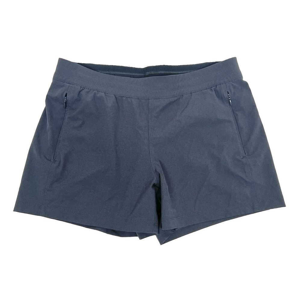 Kuhl Freeflex Shorts Womens M Gray Pull On Hiking Drawstring Stretch Quick Dry